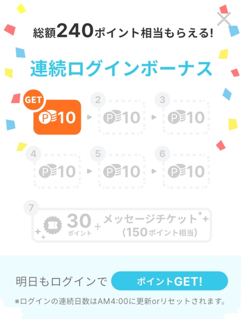 YYC(ワイワイシー)のログインボーナス-002